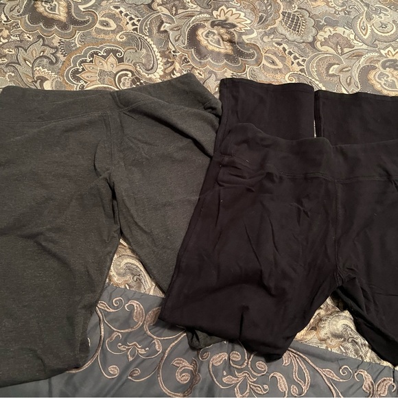 New York & Company Pants - Black and Grey wide leg leggings